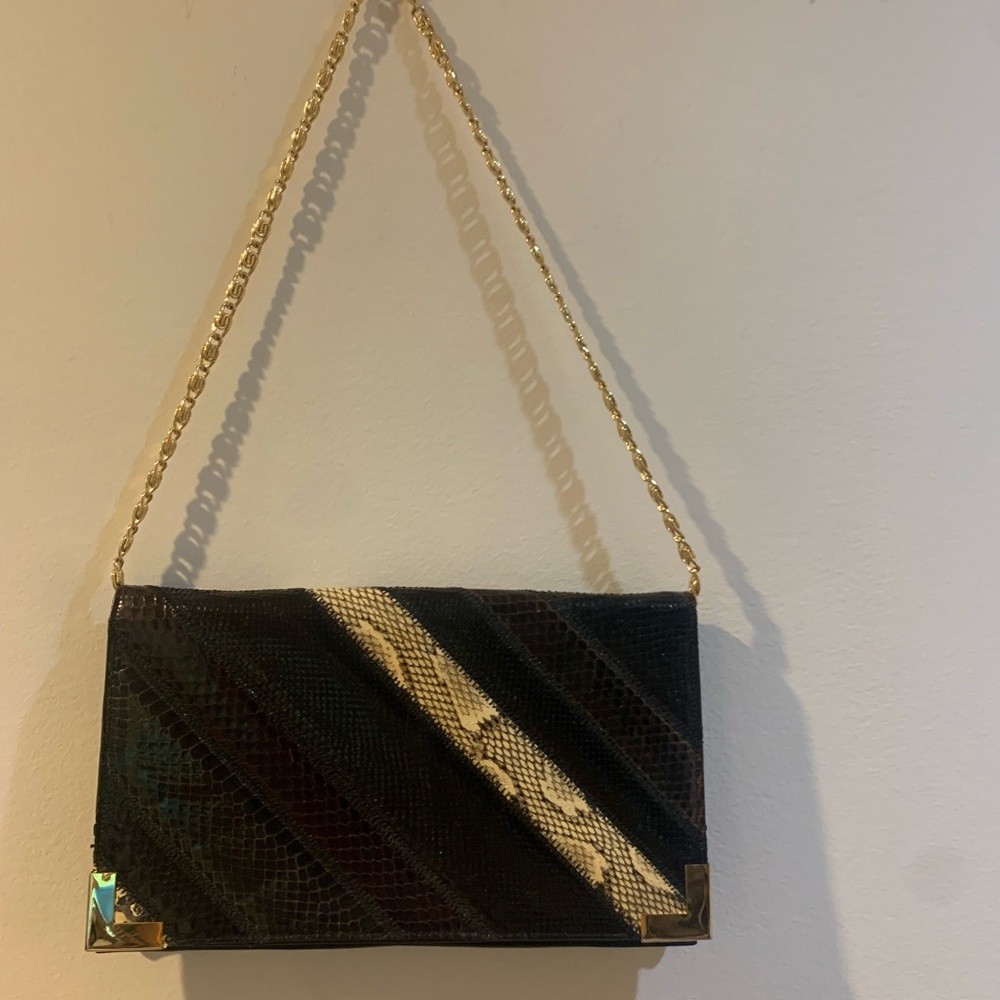 Leather Varon vintage hand bag